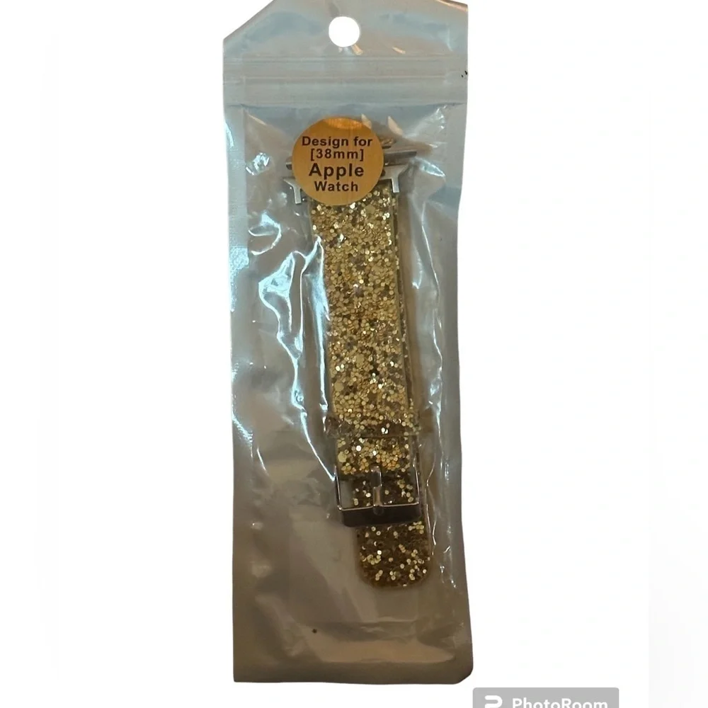 Apple Watch band gold glitter 38 MM nwt‎